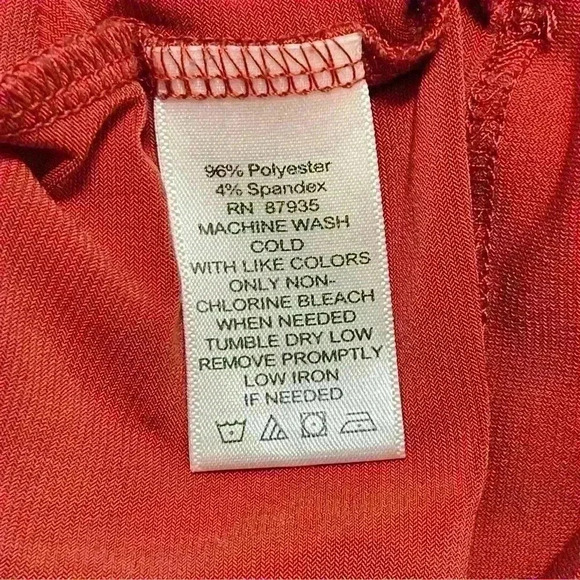 Simonton Says Womens  Dark Pink Top Plus Size 2X - Picture 7 of 8